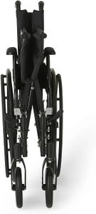Heavy Duty Bariatric Folding Wheelchair – Extra Wide 24" Seat, Self-Propelled