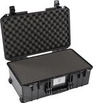 Peli 1535 Air Lightweight Protective Trolley Case for Camera Equipment, Watertight and Dustproof, 27L Capacity, with Customisable Foam Insert, Colour: Black