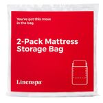 LINENSPA 2-Pack Mattress Bag for Moving and Storage, Queen