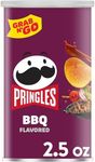 Pringles Potato Crisps Chips, Lunch Snacks, Office and Kids Snacks, Grab N' Go Snack Pack, BBQ, 2.5oz Can (1 Can)