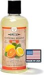 CLARK'S Chopping Board Oil - Food Grade Mineral Oil for Chopping Boards, and Butcher Blocks - Cutting Board Oil with Orange and Lemon Extracts - Mineral Oil Restores and Protects All Wood - 12oz
