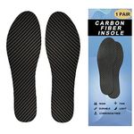 Carbon Fiber Insoles, 1 Pair Rigid Insole Insert for Pain Relief Recovery of Arthritic Toe Turf Toe, Hallux rigidus, morton's Toe, Rigid Foot Support (11.22"-285mm-Men's 12-12.5/Women's 13-13.5)