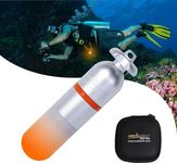 ORCATORCH SD01 Mini Strobe Signal Light Scuba Dive Beacon Diving Night Dive LED Marker Flashy Safety Lamp Firefly Diving Light with AAA Battery, for 150M Underwater Diving (5 Colors Option) (Orange)