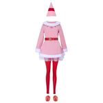 Elf Costume for Women Costume Halloween Christmas Cosplay Full Set Deluxe Adult Elf Costumes (L)