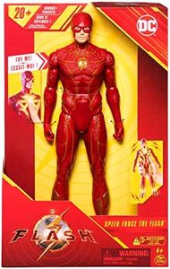 DC Comics, Speed Force The Flash Action Figure, 12-inch, Lights and 20+ Sounds, The Flash Movie Collectible, Kids Toys for Boys and Girls Ages 4 and up