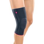 Genumedi - Silver, Size II | Knee Cap Support with Patella Silicone Ring | Osteoarthritis & Arthritis of Knee Joint | Non-Slip System | Lateral & Medial Steel Spirals for Stabilisation (II)