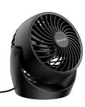 Gaiatop Air Circulator Fan, Portable Desk Fan Table Fan Dorm Fan, 5-Inch Small Fan 3 Speed With 360° Adjustable Tilt Energy-Saving Quiet Fan For Home, Office, Bedside, Bedroom, Bathroom, Black