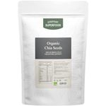 Everyday Superfood Organic Chia Seeds 1.8kg, Premium Whole Black Chia Seed Great Ingredient for Weight Loss Diets