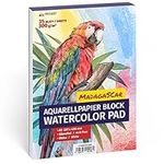 TRITART A3 Size Watercolour Paper - Mixed Media Art Sketch Pad - 300 GSM Cartridge Paper - Thick Acrylic Paper Artists Sketchbook for Drawing Board or Painting