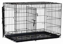 Precision Pet Black Great Crate 2 Door 42-Inch x 28-Inch x 31-Inch