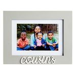 Juvale Cousins Picture Frame for 4 x 6 and 5 x 7 Inch Photos (Grey, 9 x 0.5 x 7.1 Inches)