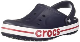 Crocs Unisex-Adult Bayaband Clog Navy/Pepper Clog - 9 UK Men/ 10 UK Women (M10W12) (205089-4CC)