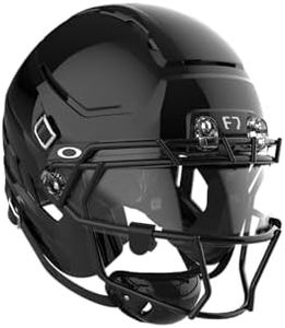 Schutt F7 AiR Youth Elite Football Helmet, Virginia Tech 5-Star Helmet, Lightweight Football Helmet for Youth Football and Middle School, Medium, Molded Gloss Black, Facemask Attached