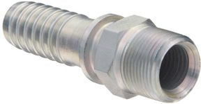 Dixon Boss MS11 Steel Hose Fitting, Stem, 1" NPT Male x 1" Hose ID Barbed