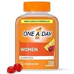 One A Day Women's Multivitamin Gummies - Daily Gummy Vitamins For Women With Vitamins A, C, D And Zinc To Support Immune Function, Biotin For Healthy Hair, Skin And Nails, And More, 130 Gummies