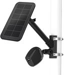 HOLACA 2-in-1 Pole/ Railing Mount forArlo Pro 4, Arlo Pro 3, Arlo Pro2/Pro , Arlo Ultra, Arlo Ultra2, Arlo Essential Spotlight Camera and Arlo GO& Solar Panel (Black)