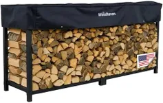 Woodhaven 8-Foot Firewood Rack – Am