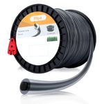 Hipa 3 Pound 095 Round Trimmer Line Heavy Duty 2.4 mm/.095" for Echo Weedater SRM225 SRM210 SRM230 Sthil FS38 FS55R FS80 FS85 Husquavarna 128ld 223l Troybilt TB22 Brushcutter Electric String Trimmers
