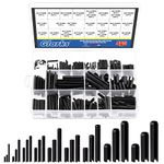 Glarks 405Pcs 27 Sizes Roll Pin Assortment Set, M1.5 M2 M2.5 M3 M4 M5 M6 M8 M10 Slotted Spring Pins Split Spring Dowel Hardware Assortment Kit for Home Improvement Automotive Repair