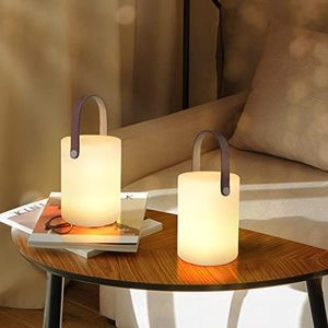 Lampara de mesa para exterior interior Control remoto luz blanca cálida 100lm RGB 8 colores a prueba de agua IP54 lampara noche, lampara portatil para jardín mesa hotel decoración de pascua