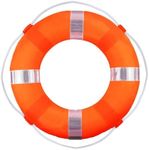 20Inch Life Ring Buoy Swimming Foam Ring, Pool Foam Ring Swimming Pool Safety Throwing Ring with Perimeter Rope, Wall Decoration