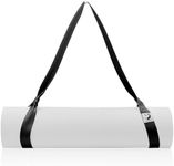 Slim Panda Yoga Mat Straps for Carrying,Adjustable Yoga Mat Carrier, Yoga Mat Sling(Yoga Mat Not Included)(Black)