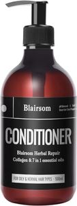 Blairsom Herbal Hair Growth Conditioner Essential Oils Safe and Deeply Scalp Treatment,Superior Marine Collagen Hydrate and Moisturize Dry Damaged Hair Restore Curls and Increase Volume and Shine/500ml…