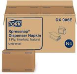 Tork N4 Xpressnap Natural Napkins, 500 Sheet (Pack of 12)