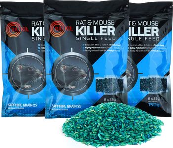 RatKil Rat Poison Bait – 6 x 25g Sachets