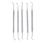 ZAMAHA UK Dentistry P.K Thomas Set 5 Pcs Dental Wax Carving Modelling Carving Instruments