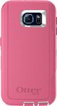 OtterBox Defender Series Case for Samsung Galaxy S6 - Case Only (No Holster) Non-Retail Packaging - Hibiscus Pink/White