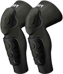 TUOY Knee Pad with Shin Guard Pads, Protective Shin/Knee Compression Sleeve Support for Soccer, Football, Basketball, Volleyball for Adult (A Pair)
