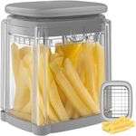 Potato Chipper Chip Cutter French Fry Cutter for Potatoes, Fast Cutting Potato Chip Cutter for French Fries, Food Dicer Chop Box for Vegetables Fruits