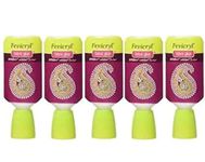 Pidilite Fevicryl Fabric Glue | Design Clothes with Ornaments | Mirror Pieces, Patchwork, Stones, Laces, Sequins and More : Pack of 5 (30g Each) With One Free Key Ring