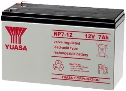 NP7.2-12FR 12V 7.2Amp Yuasa SLA Battery F1 Terminal - Np Series Voltage: 12V Type: SLA, Voltage: 12V