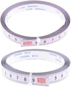 Blesiya Set of 2 Self Adhesive Measure Tape Metric Stick Ruler, 300cm, Right to Left and Left to Right