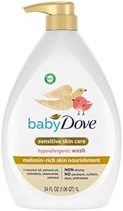 Baby Dove Sensitive Baby Wash Melanin-rich Skin Nourishment For Baby Bath Time Tear-Free and Hypoallergenic 34 oz