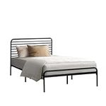 Oikiture Metal King Single Bed Fram