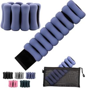 TINY SPARK Adjustable Wrist & Ankle Weights Set-1LB Pairs| Wearable Wrist Weights Bracelets for Women & Men Home & Gym Workouts | 1LB*2Pcs In 1 Carry Bag (Navy Blue)