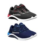 BRUTON Sneakers Casual Stylish Shoes for Men's & Boy's - Combo Pack of 2, Size : 7