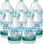 Nature's Freedom 12% Hydrogen Peroxide, Food Grade H2O2 and Purified Water Only, 8 Gallons