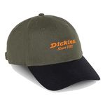 Dickies, Unisex, TWILL DAD HAT, MOSS, OS