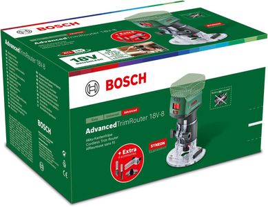 Bosch 18V Cordless Trim Router – Compact Woodworking Tool