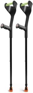 2 Pack Elbow Crutche,Walking Crutches,Forearm Cane,Adjustable Elbow Canes,with Comfy Handle, Ergonomic Grip Forearm Crutches,Mobility and Walking Aidsfor Men Women Lightweight Walking Aid