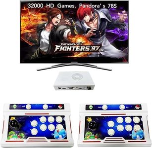 FVBADE[30000 Games in 1 70S Pandora Box Arcade Game Console Bluetooth Function Compatible PC & Projector & TV,3D Games 4 Players Category Favorite List Save/Search/Hide/Pause/Delete Games