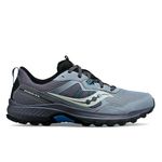 Saucony Womens Excursion TR16 Trail Running Shoe, Flint/Metal, 10 US