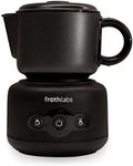 FROTH LABS™ Electric Milk Frother For Coffee, Espresso, Lattes, and More — Ultra High-Speed Milk Foamer That Supports Hot and Cold Froth — Dishwasher Safe With Detachable Stand For Your Coffee Bar