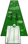 Unlock Your Potential: Back 2 Basics - Play-Off Putting Mat & Pro Path Mirror Bundle - Comprehensive Drill & Game Set for Authentic Putting Experience - Ultimate Indoor/Outdoor Practice Aid