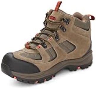 Nevados Men's Hiking Boots Boom 2 Mid Weather Proof Structure Rubber Traction Outsole, Chocolate, 9 Wide