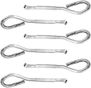 TCP Global Metal Paint Can Bucket Bottle Lid Opener Tool - Sturdy Stainless Design (Pack of 6)